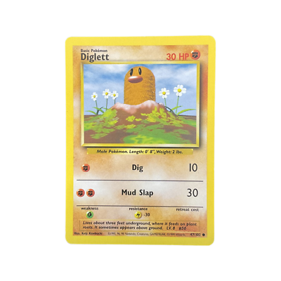 Diglett 47/102 Base set WOTC (EX-NM)