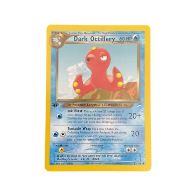 Dark Octillery 62/105 1st Edition Neo Destiny (MINT)