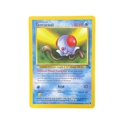 Tentacool 56/62 Fossil Set WOTC (EX-NM)