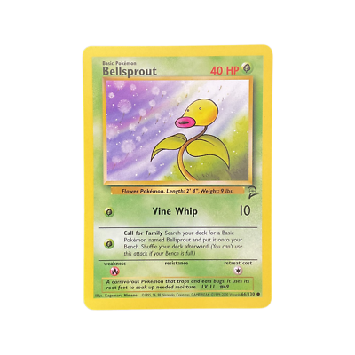 Bellsprout 66/130 Base Set 2 WOTC (EX-MINT)