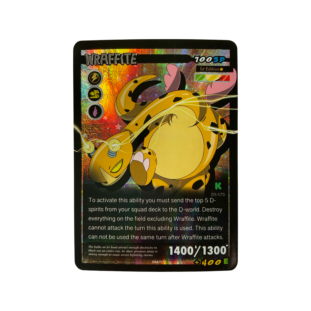 D-Spirits TCG Wraffite 084/177 1st Edition Kickstarter HOLO