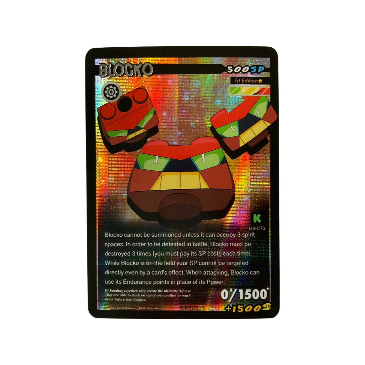 D-Spirits TCG Blocko 116/177 1st Edition Kickstarter HOLO