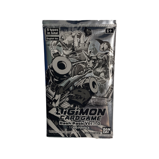 Digimon Card Game Dash Pack Ver.1.0 1 Card Per Pack BANDAI