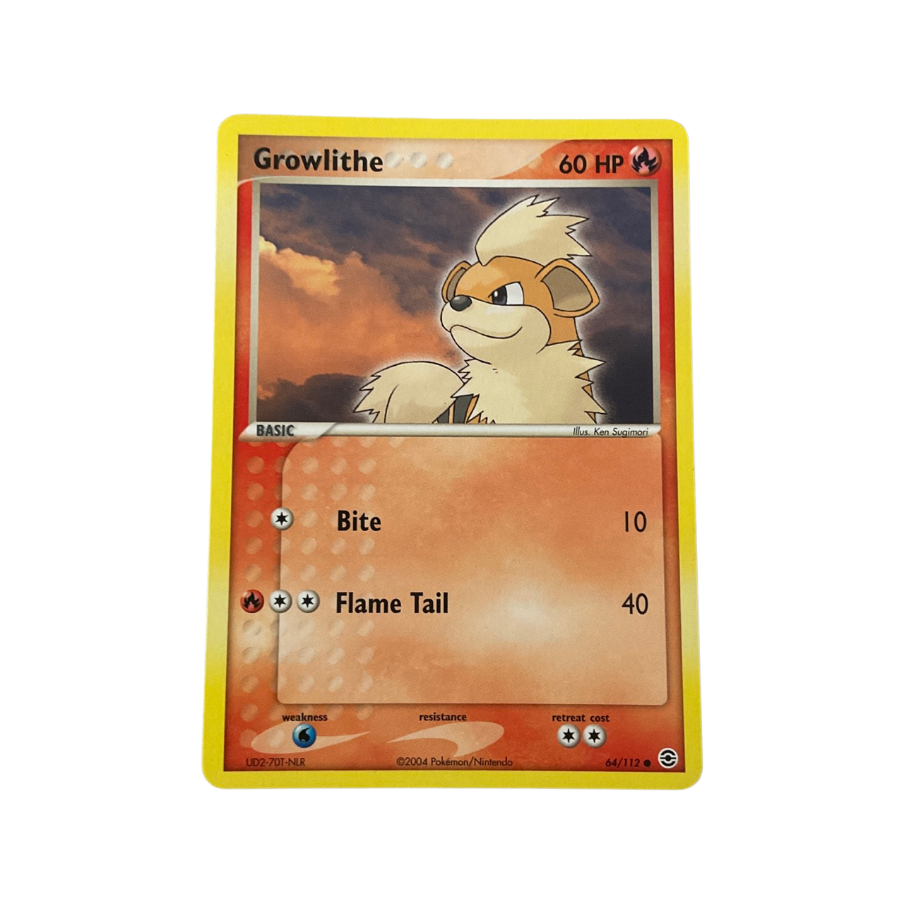 Growlithe 64/112 EX Fire Red Leaf Green (MINT)