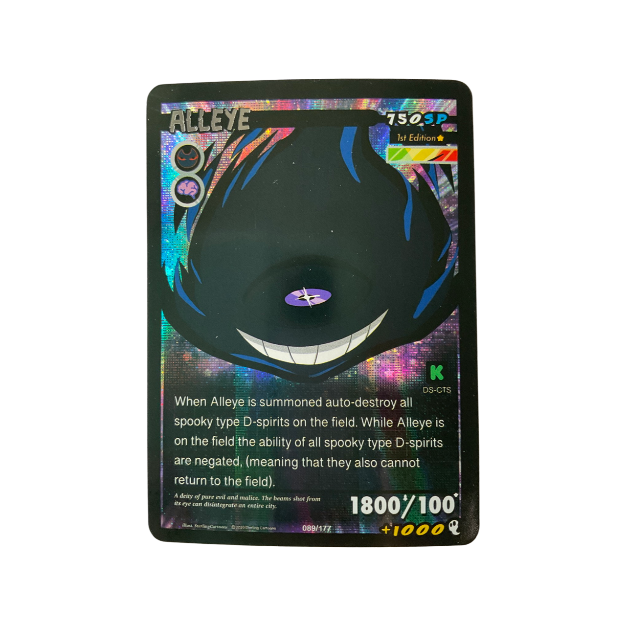 D-Spirits TCG Alleye 089/177 1st Edition Kickstarter HOLO