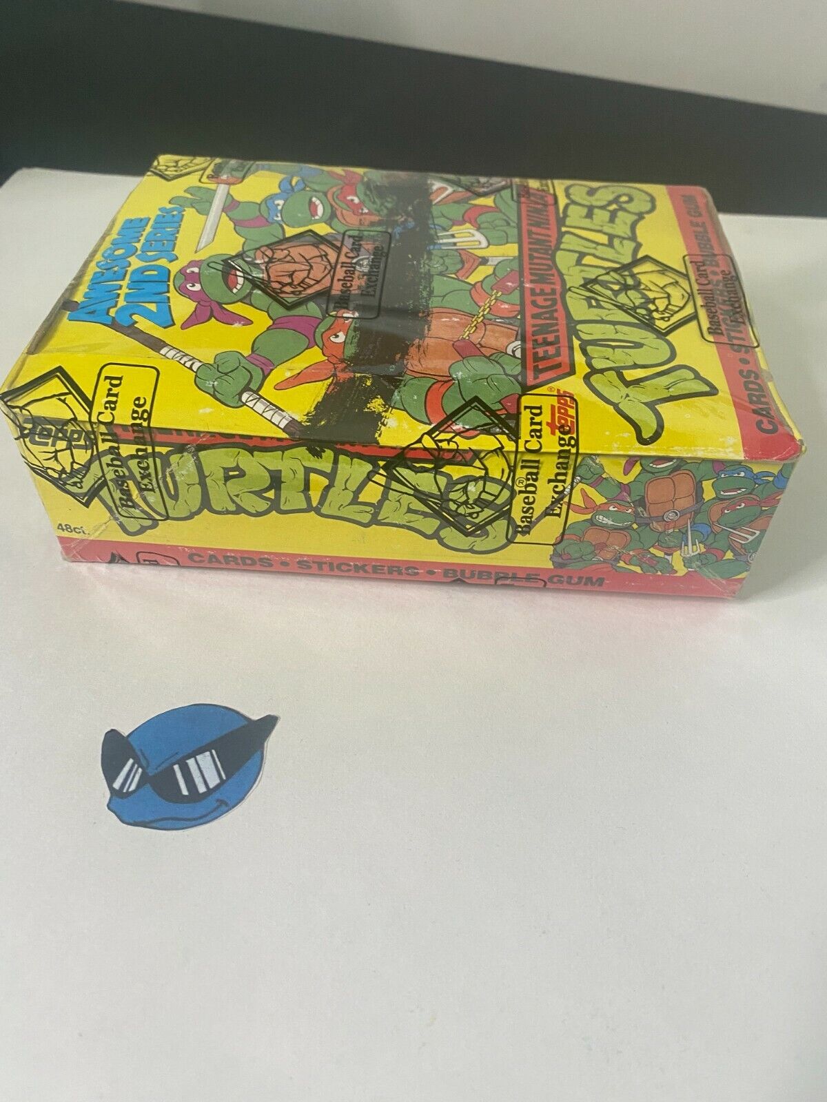 1990 Teenage Mutant Ninja Turtles TOPPS BOX Series 2 Sealed TNMT